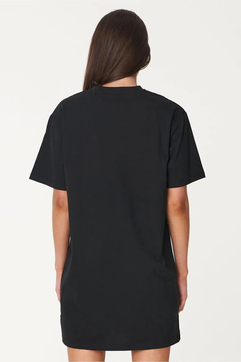 BELLA TEE DRESS ROSE LOVE