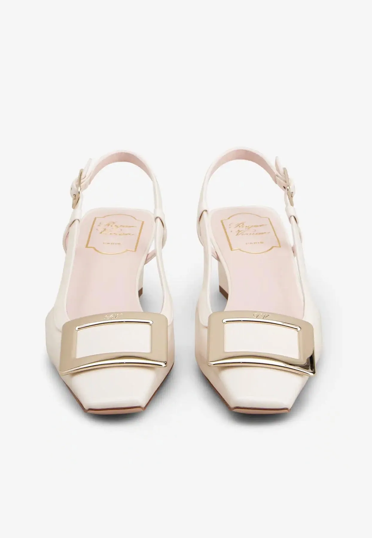 Belle Vivier 45 Slingback Pumps in Patent Leather