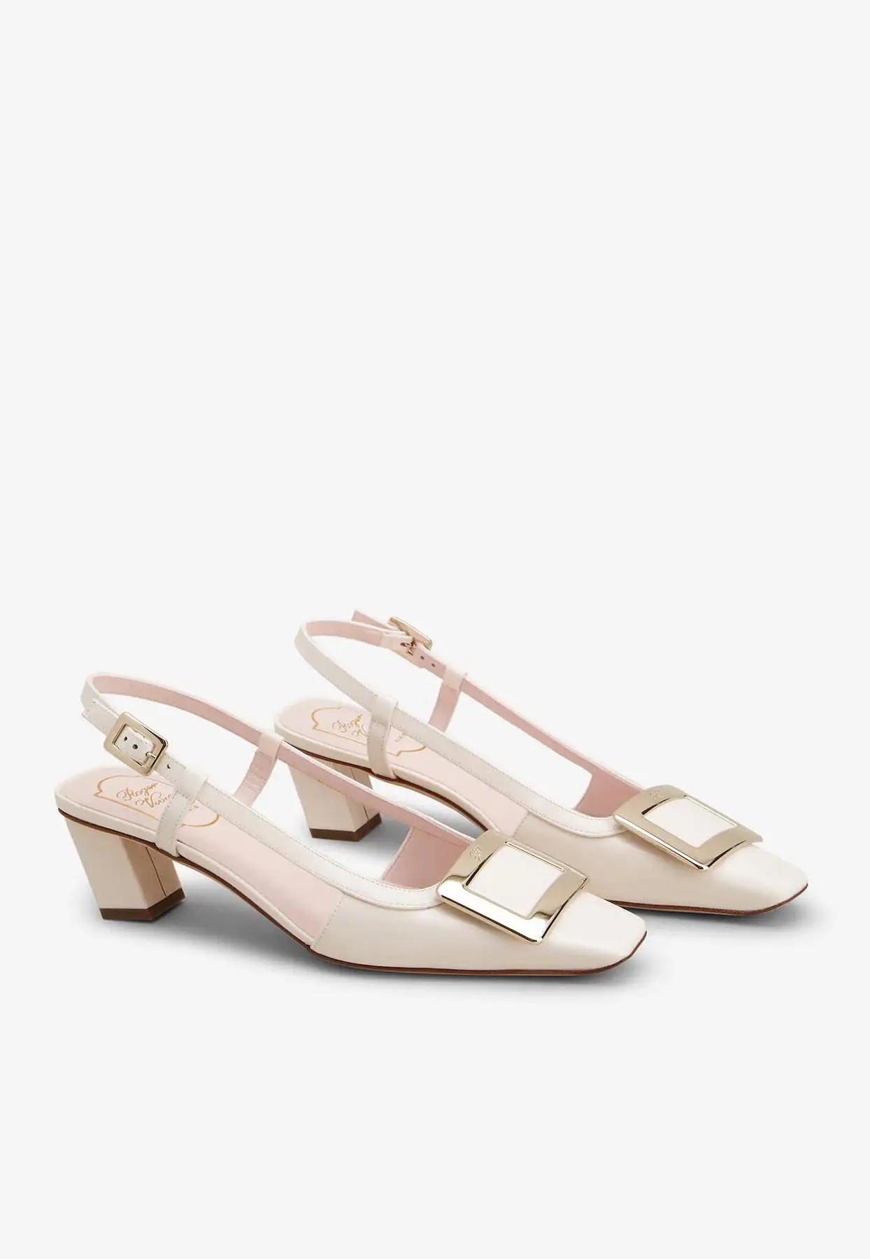 Belle Vivier 45 Slingback Pumps in Patent Leather