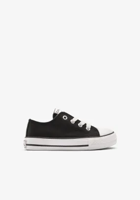 Black Classic Canvas Sneakers