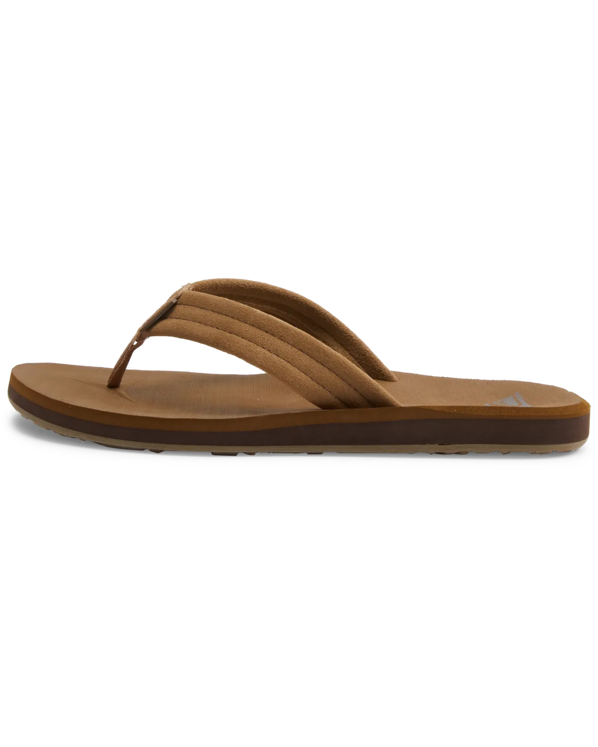 Carver Suede Core Flip Flops in Tan