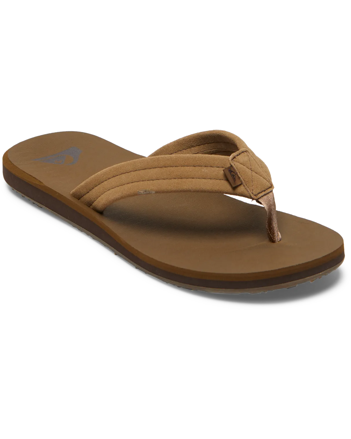 Carver Suede Core Flip Flops in Tan