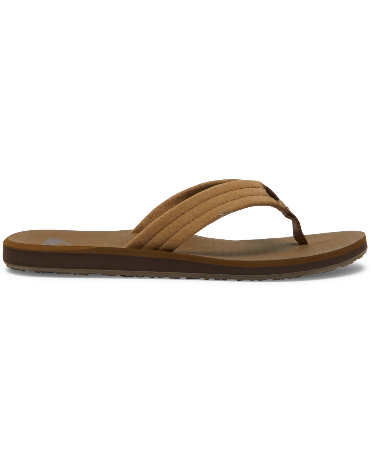Carver Suede Core Flip Flops in Tan