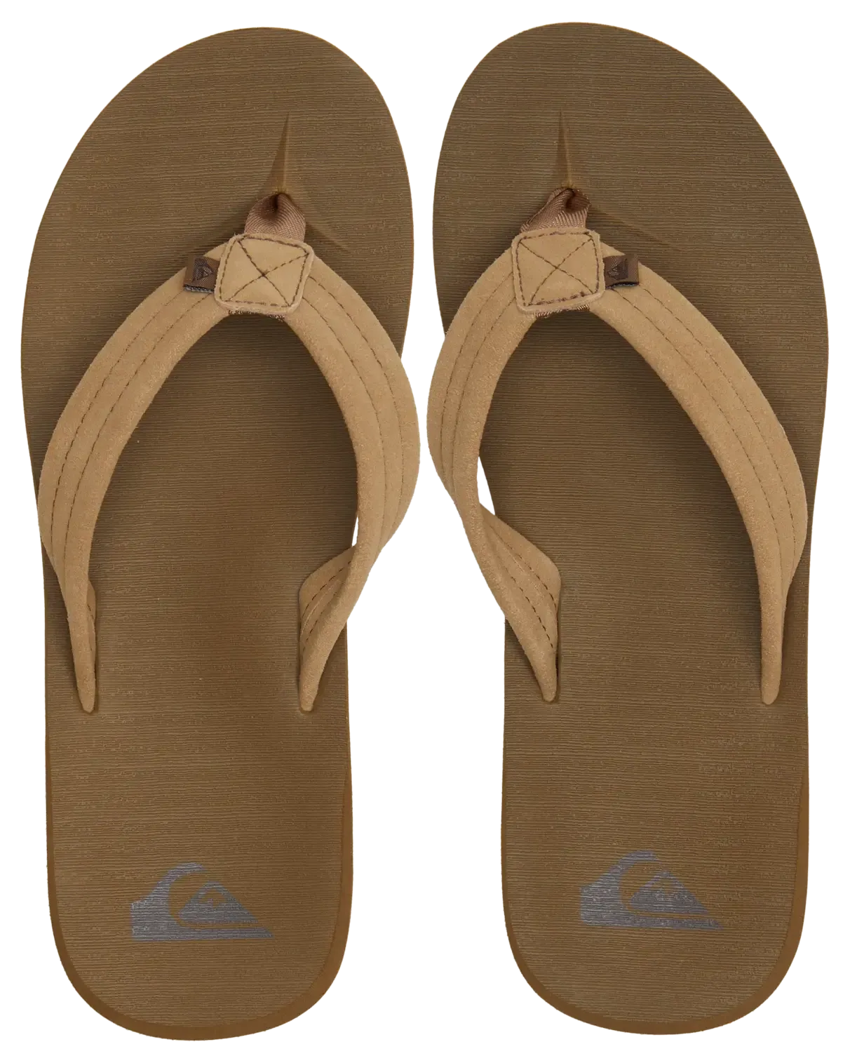 Carver Suede Core Flip Flops in Tan