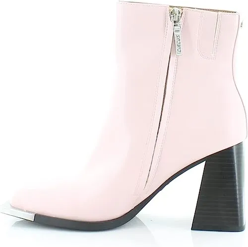 Circus by Sam Edelman Nessie Ballet Pink Square Toe Side Zipper Heel Ankle Boots
