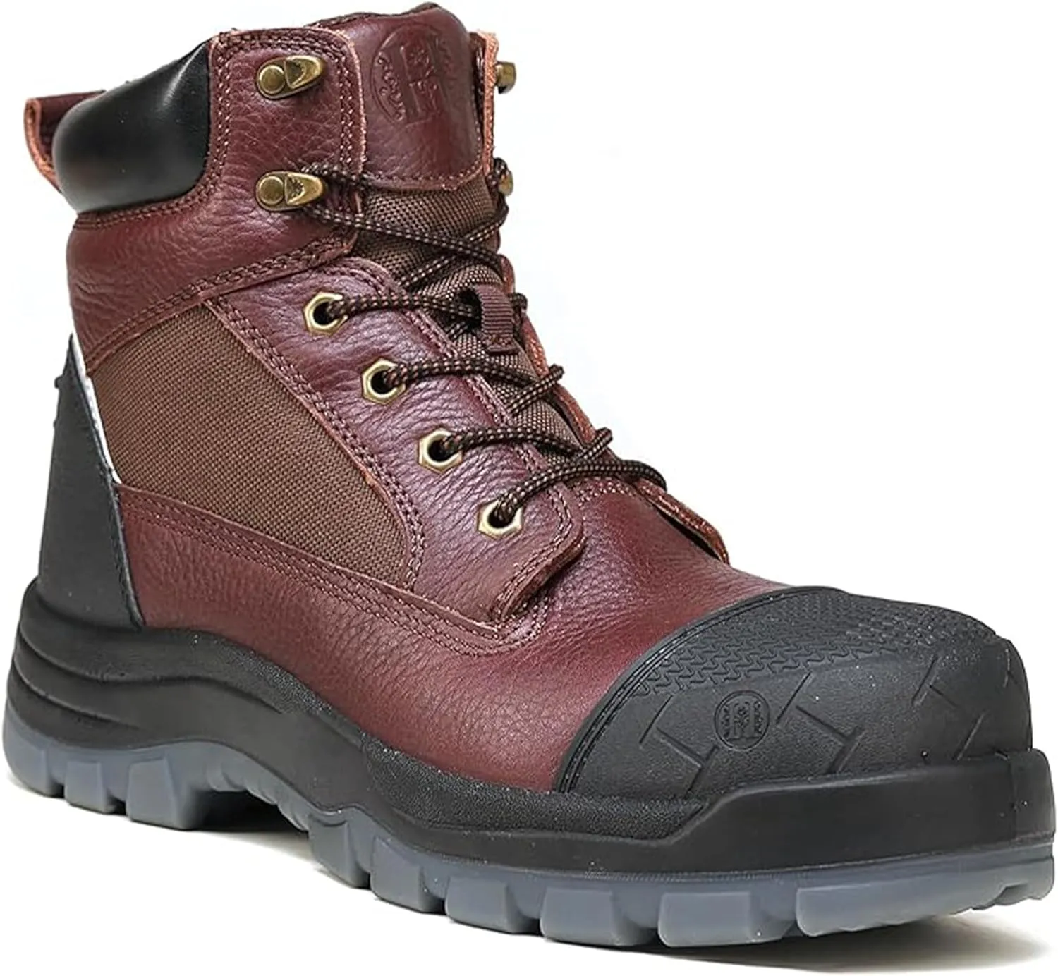CONRAD Men's EH 6" Soft Toe/Composite Toe Slip Resistant Waterproof Anti-Puncture Work Boots, Durable & Breathable