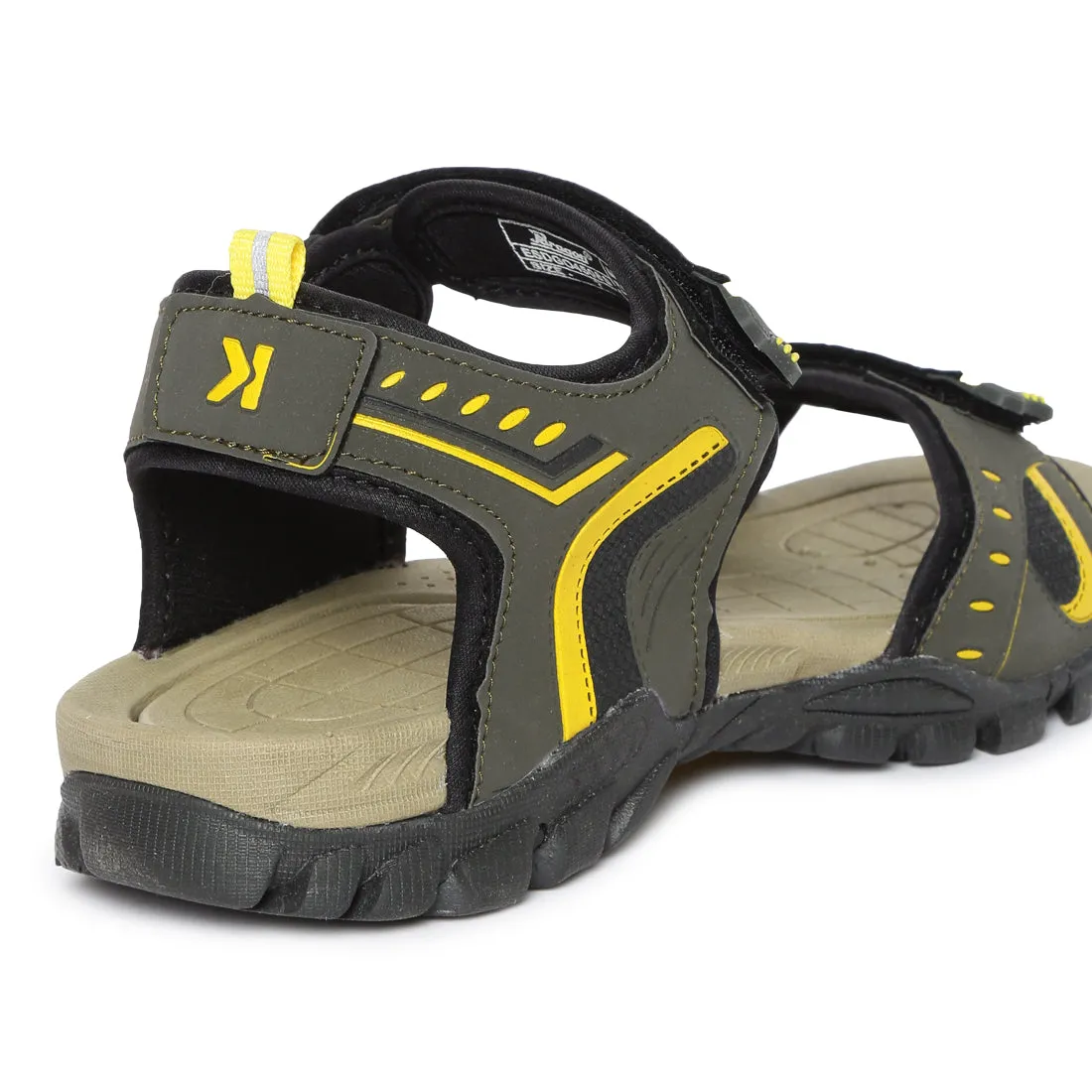 Eeken ESDGO4508S Olive Stylish Lightweight Dailywear Sports Sandals For Men
