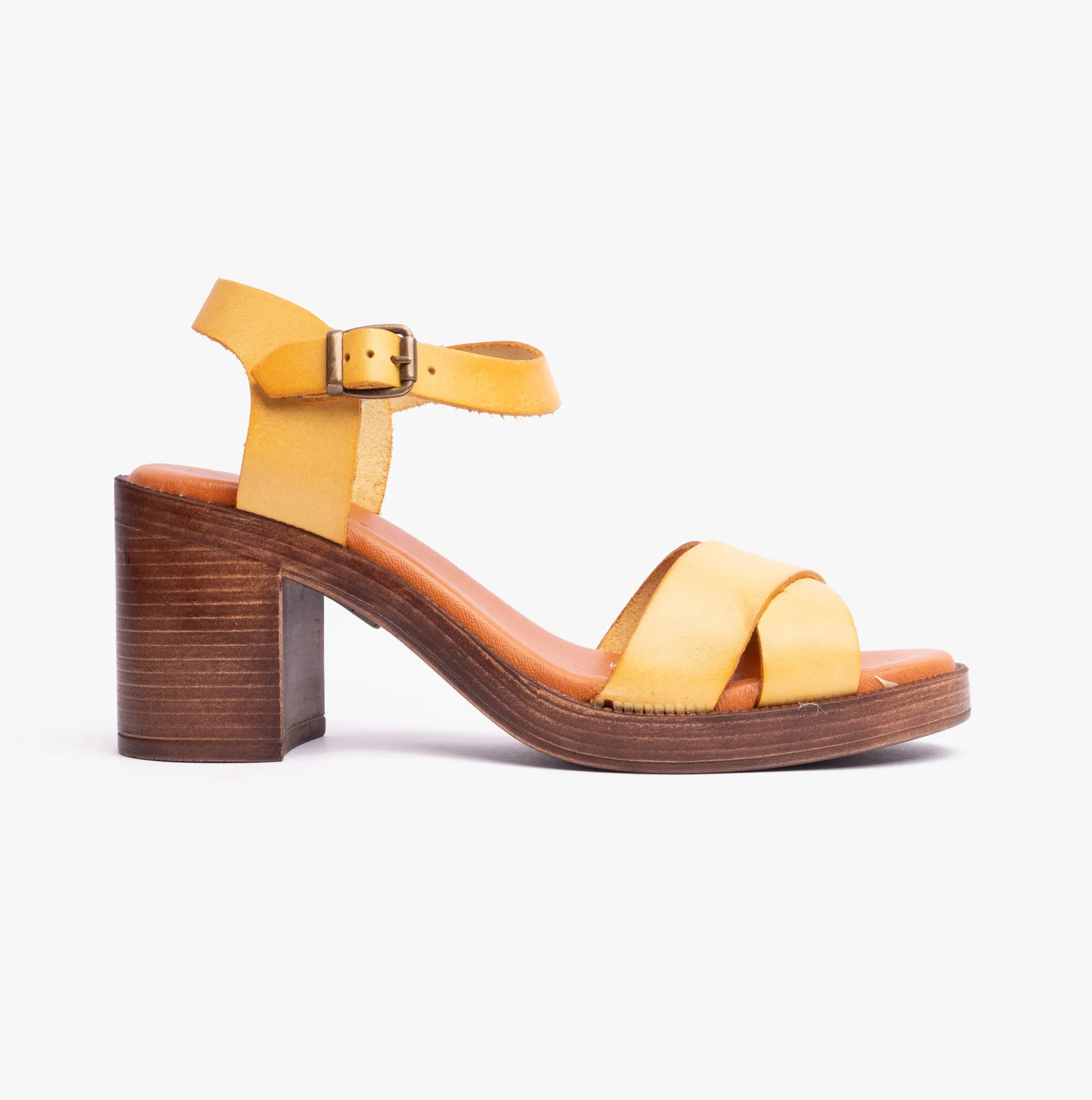 GEORGIA Womens Sandals Yellow