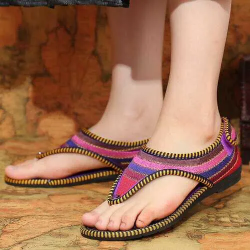 Handmade Stitching Beach Sandals