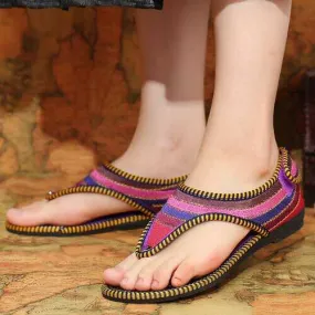 Handmade Stitching Beach Sandals