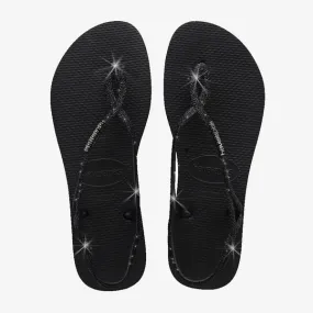 HAVAIANAS LUNA SPARKLE - BLACK