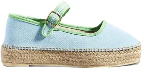 Mary Jane Espadrille Flats for Women Woven Ballet Flat Espadrille Canvas Summer Flats