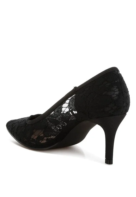 Masega Lace Pumps