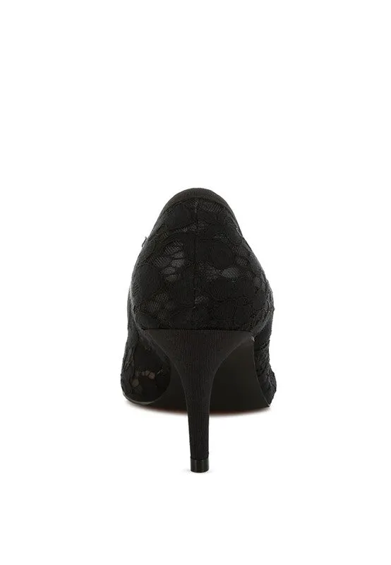 Masega Lace Pumps