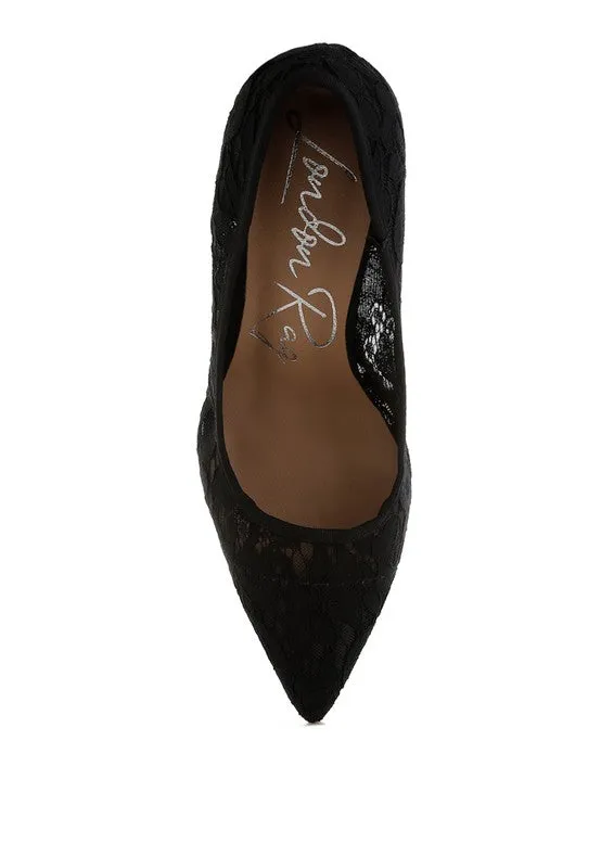 Masega Lace Pumps