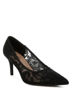 Masega Lace Pumps