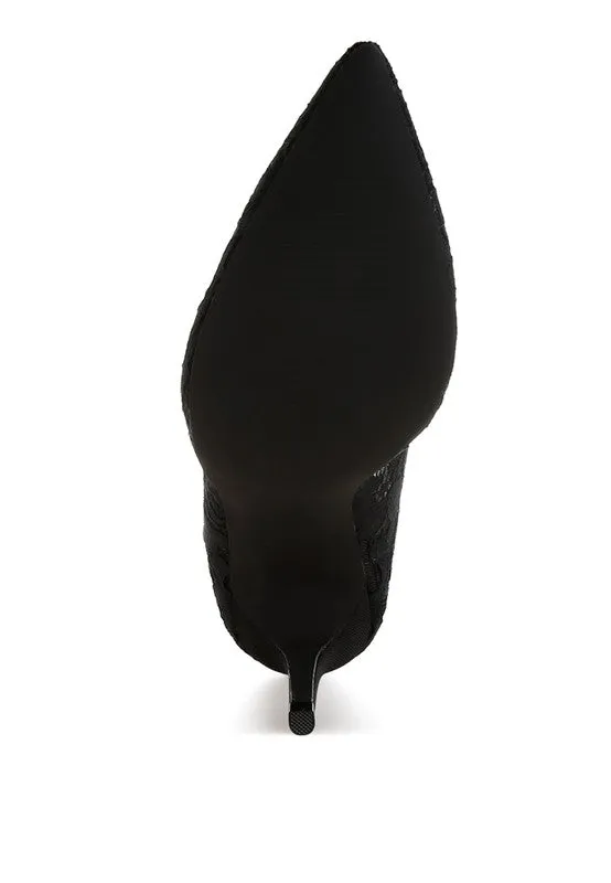 Masega Lace Pumps