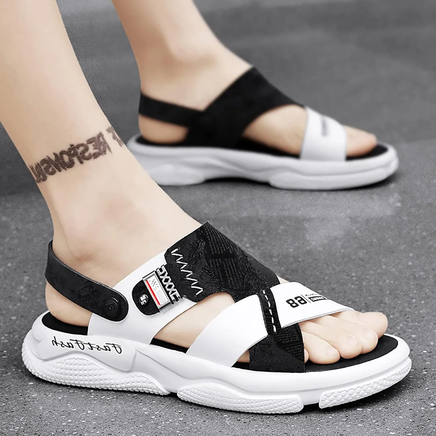 Mens Beach Sandals Sandal Men Mens Sandals Comfortable Casual Beach Breathable for Indoor and Outdoor Sandal