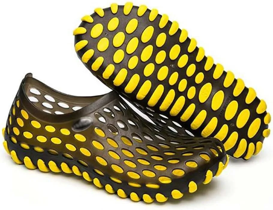 Men's beach shoes,Shower Water Shoes Breathable sandals, lightweight sandals,slip outdoor hole shoes breathable sports sandals Sandals Indoor and Outdoor
