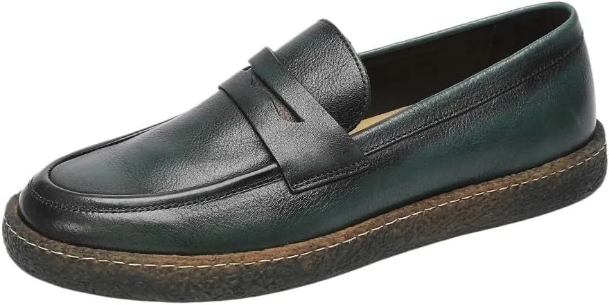 Men's Casual Shoes Comfortable Walking Loafers Slip On Classic Fashion Casual Dress Business Shoes for Work Office Formal Wedding