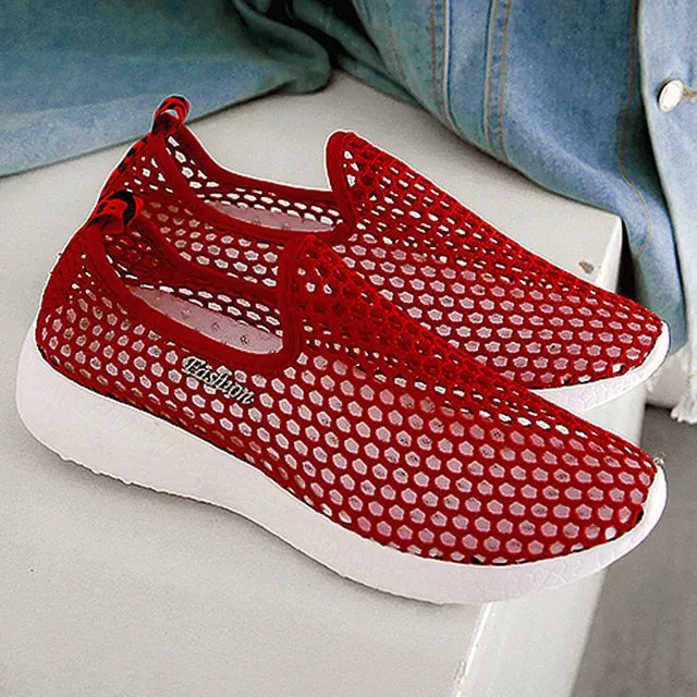 Mesh Breathable Women Shoes Fashion Sports Shoes Soft Comfortable Women Shoes