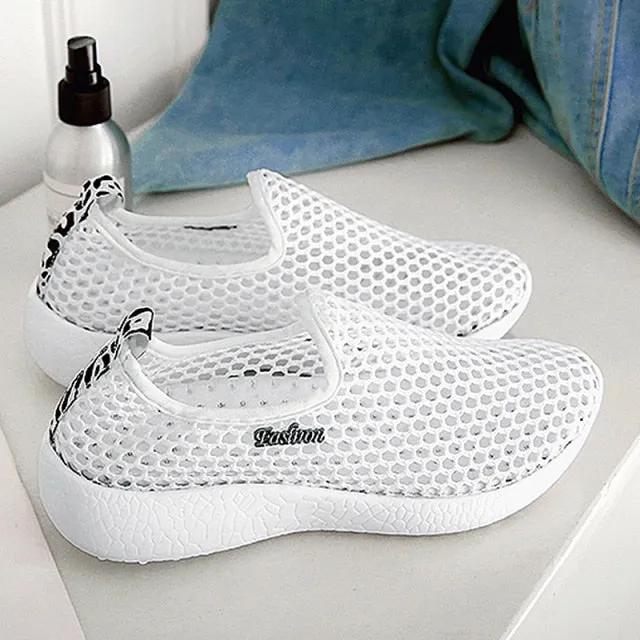 Mesh Breathable Women Shoes Fashion Sports Shoes Soft Comfortable Women Shoes