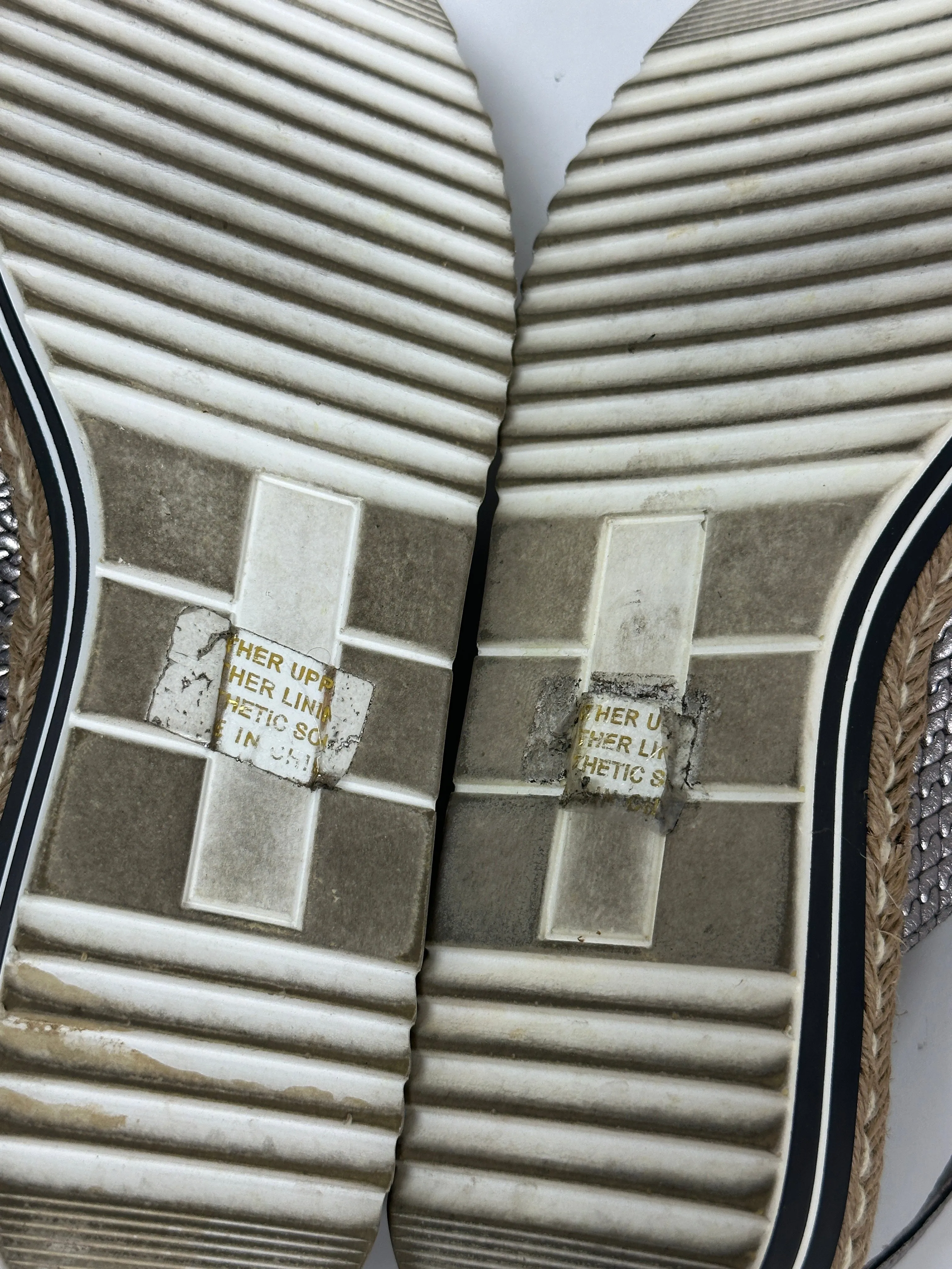 Metallic Bronze Flat Leather Sandals