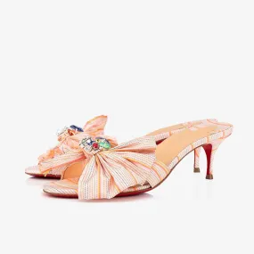 Pink and Orange Striped Sandal