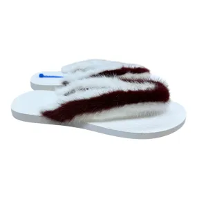 Sandals Flip Flops By Valentino In White, Size: 7.5