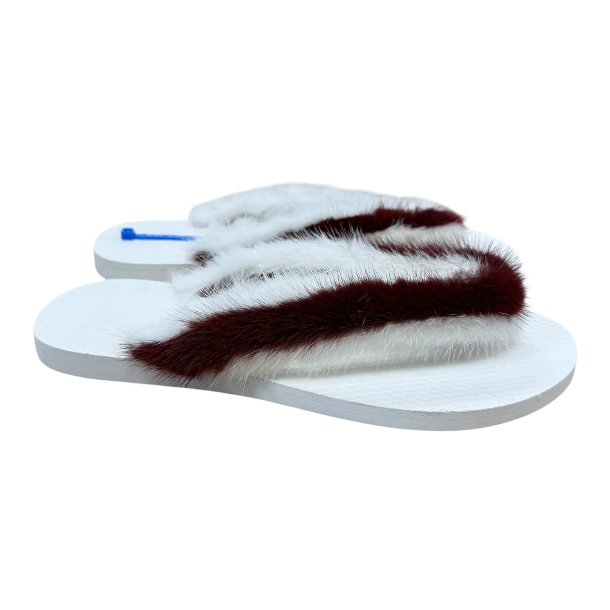 Sandals Flip Flops By Valentino In White, Size: 7.5
