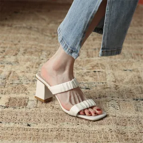 Square Toe Summer Sandals For Women