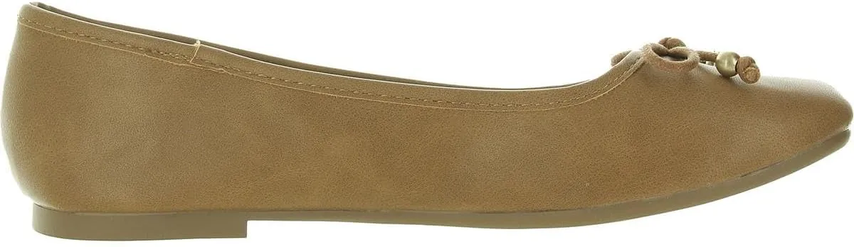 Style & Co. Womens Monaee Faux Leather Slip On Ballet Flats