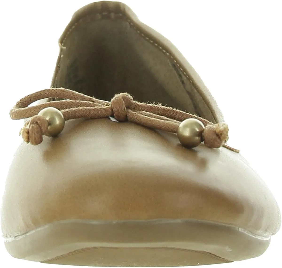 Style & Co. Womens Monaee Faux Leather Slip On Ballet Flats