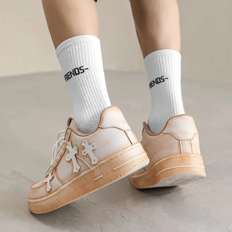 Trinity Cross Vintage Distressed Look UNSEX Sneakers