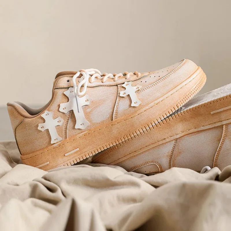 Trinity Cross Vintage Distressed Look UNSEX Sneakers