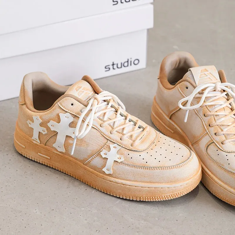 Trinity Cross Vintage Distressed Look UNSEX Sneakers