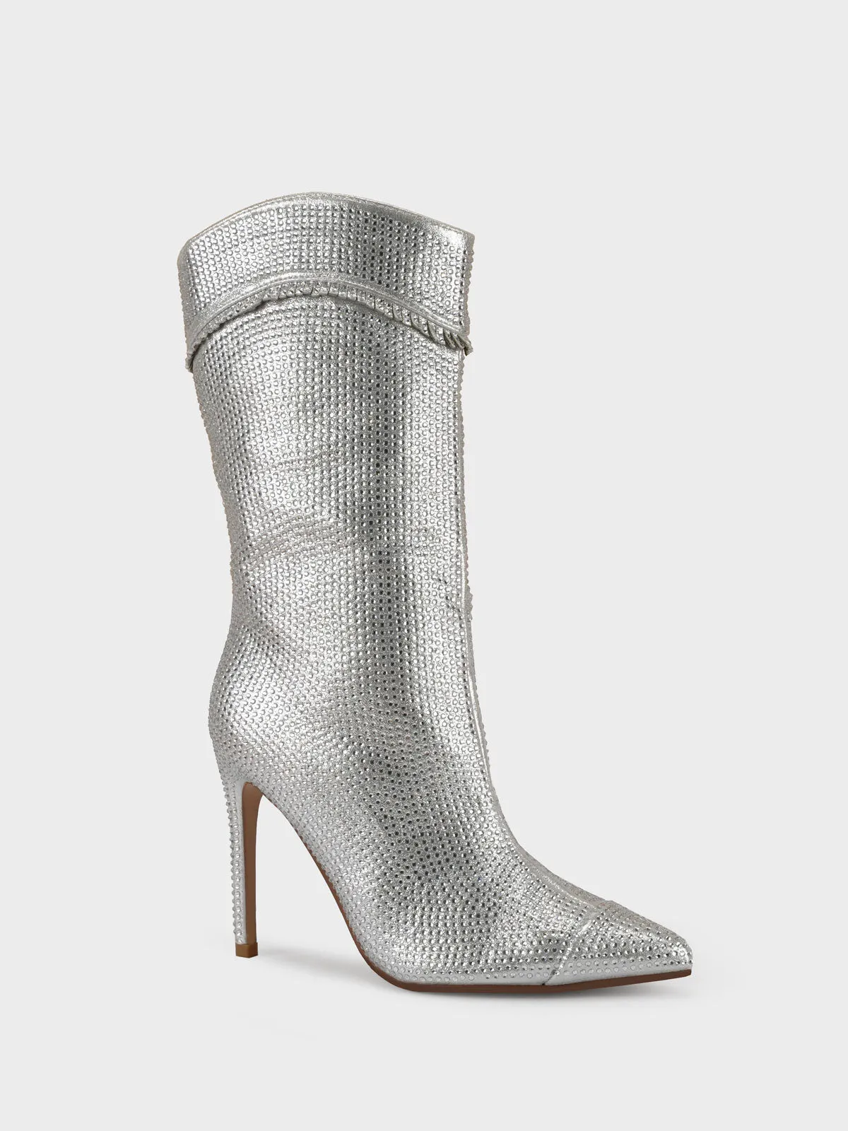 Women "GIANNI" Pointed Toe Fringe Long Boots