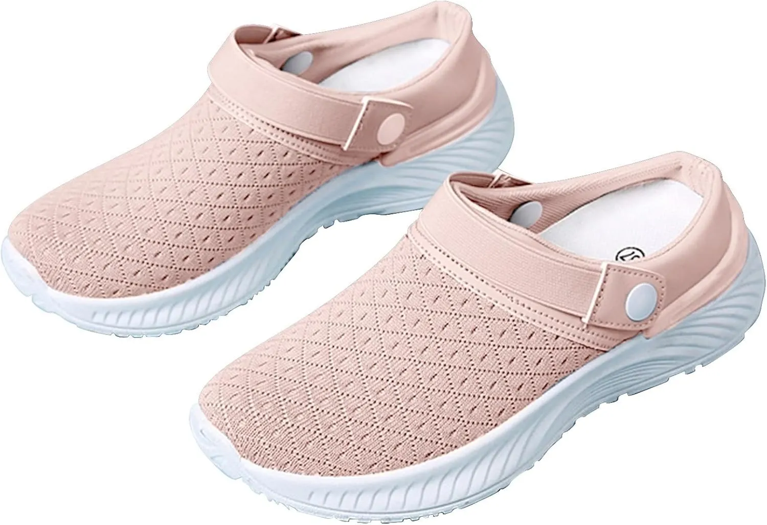 Women's Backless Slip on Mesh Sneakers Shoes Womens Running Shoes Comfortable Men Casual Dress Shoes Platform Sneakers Waterproof Tennis Shoe Cross Trainer Shoe