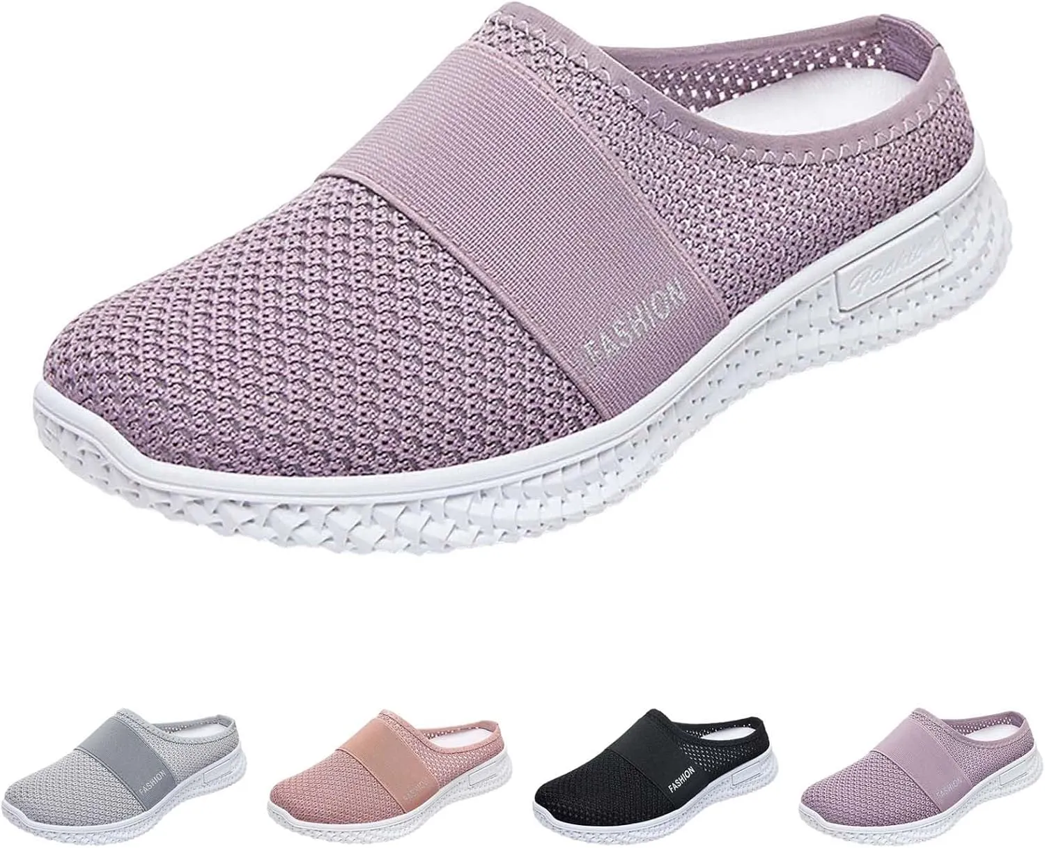 Women's Slip-On Orthopedic Arch Support Backless Non Slip Work Shoes Women Comfortable Men Shoes Casual Men Shoes Sneakers Brown Tennis Shoe Cross Trainer Shoe